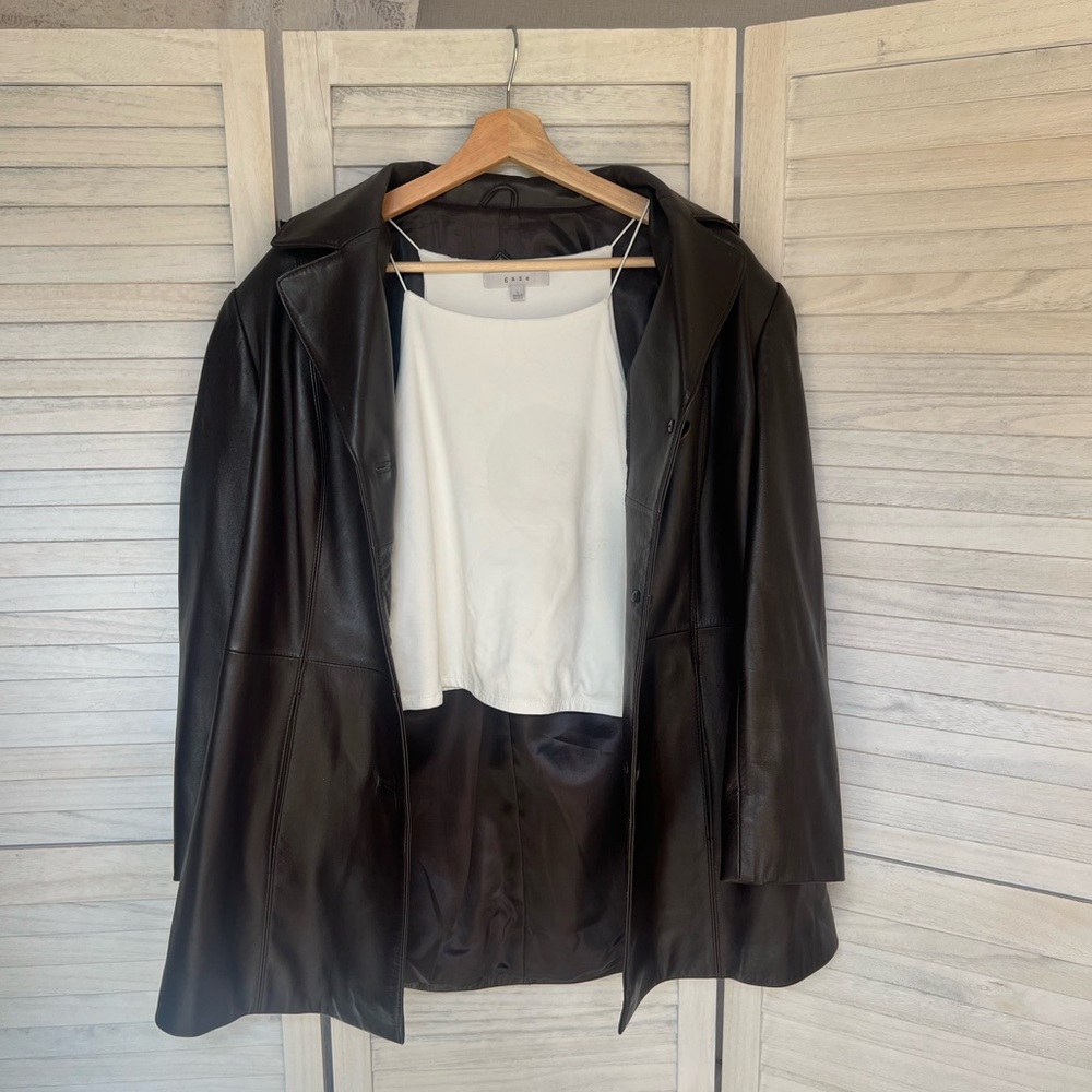 Valerie Steven’s genuine leather jacket
